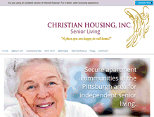 Tablet Screenshot of christian-housing.org